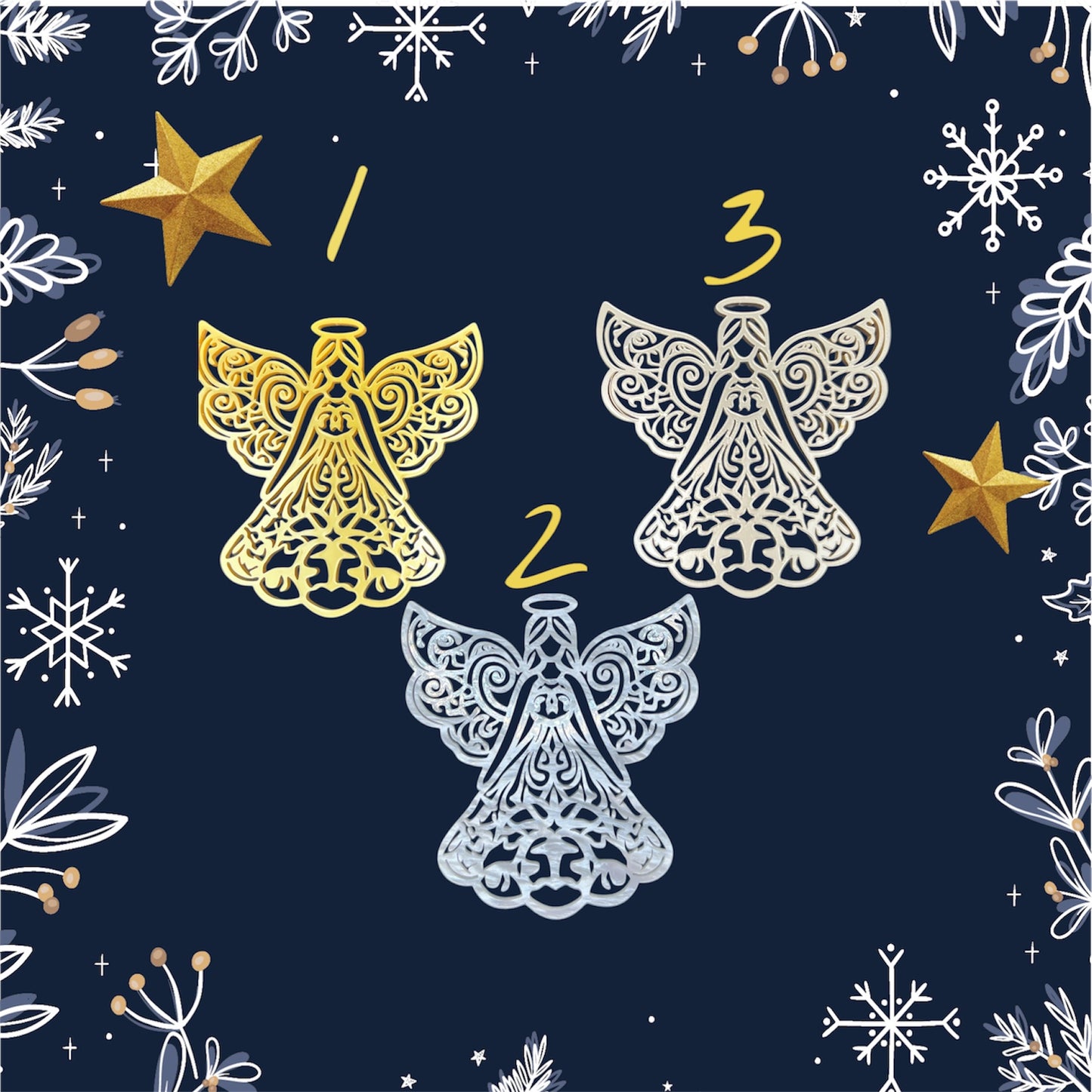 Acrylic Angel Ornaments