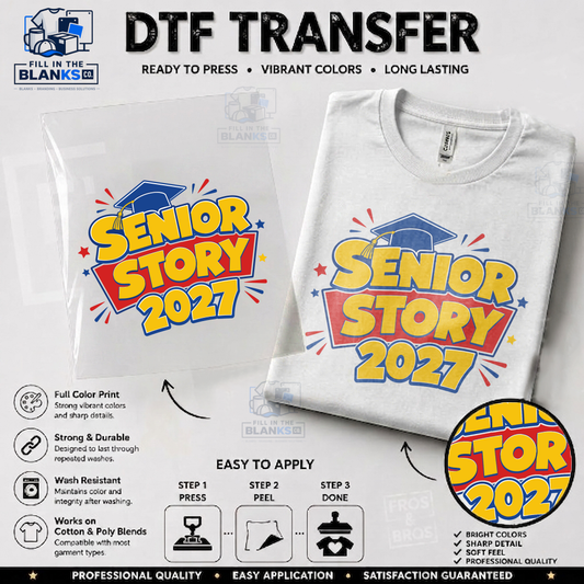 Senior Story DTF Transfer