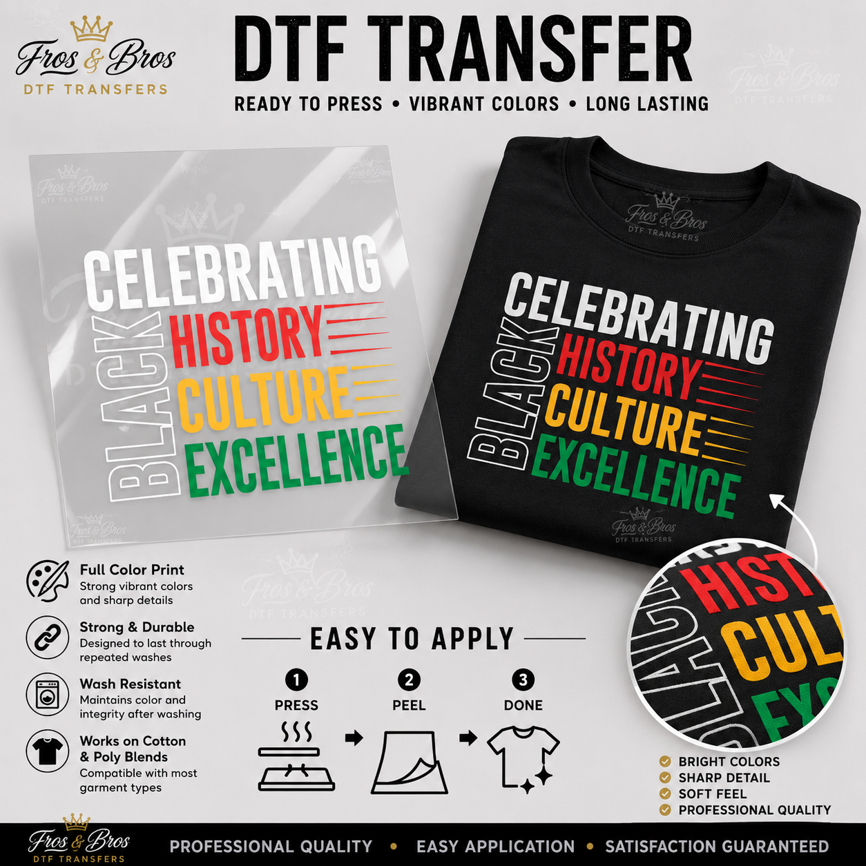 Celebrating Black DTF
