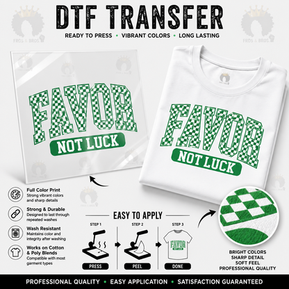 Favor Not Luck