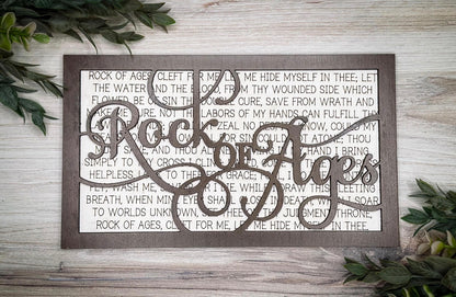Layered Hymn Wall Art