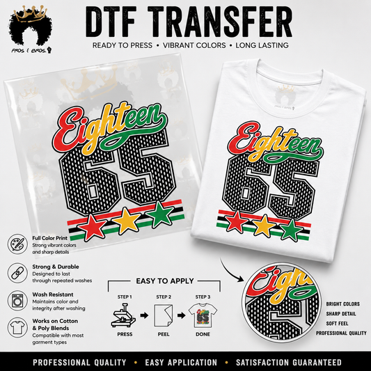 Eighteen Sixty-Five DTF Transfer