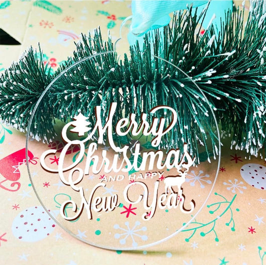 Clear Acrylic Ornaments