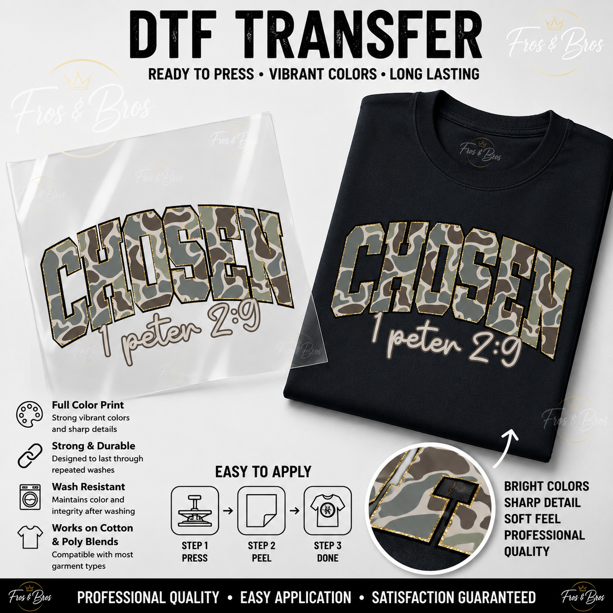 Camo Faith DTF Collection