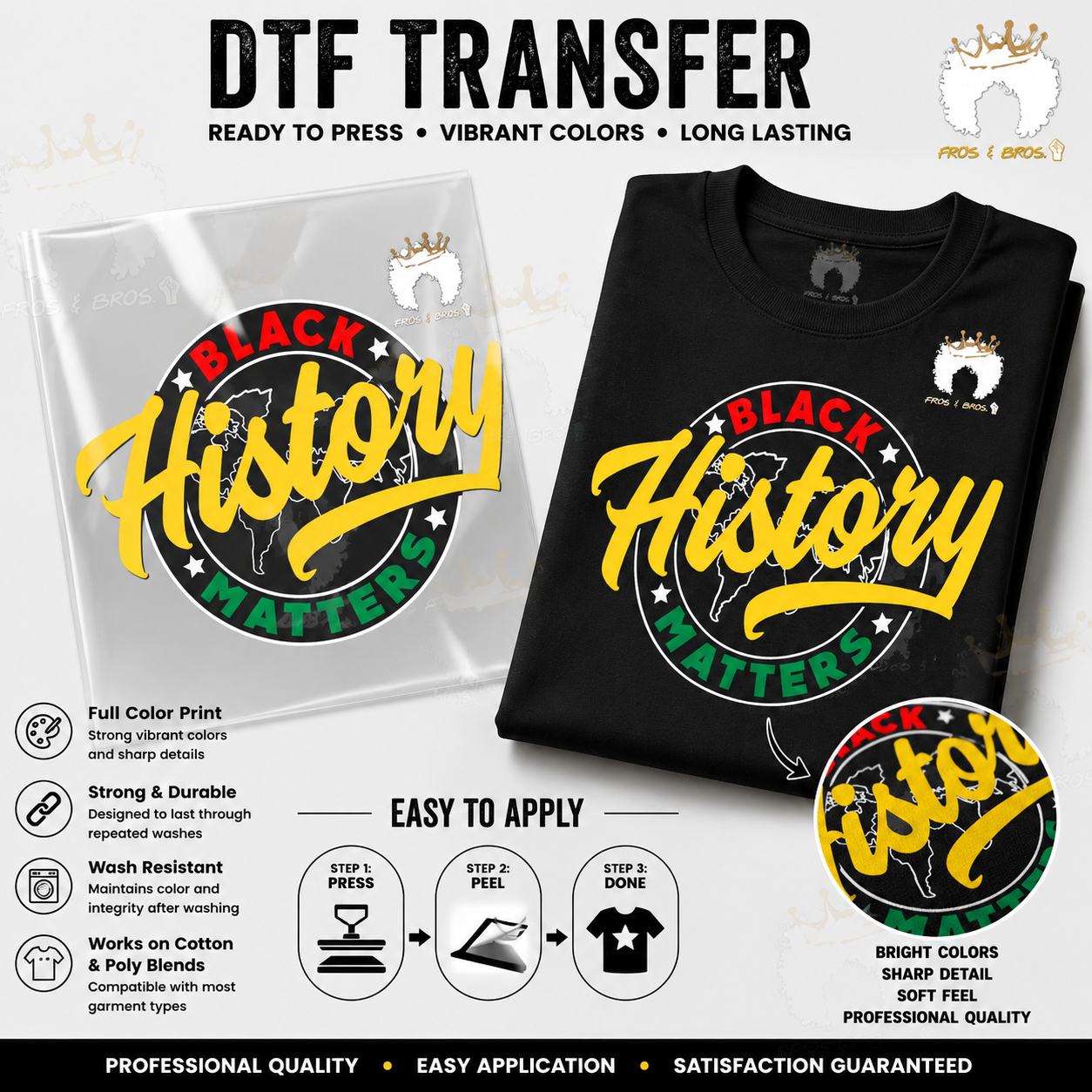 History With Purpose – DTF Transfer