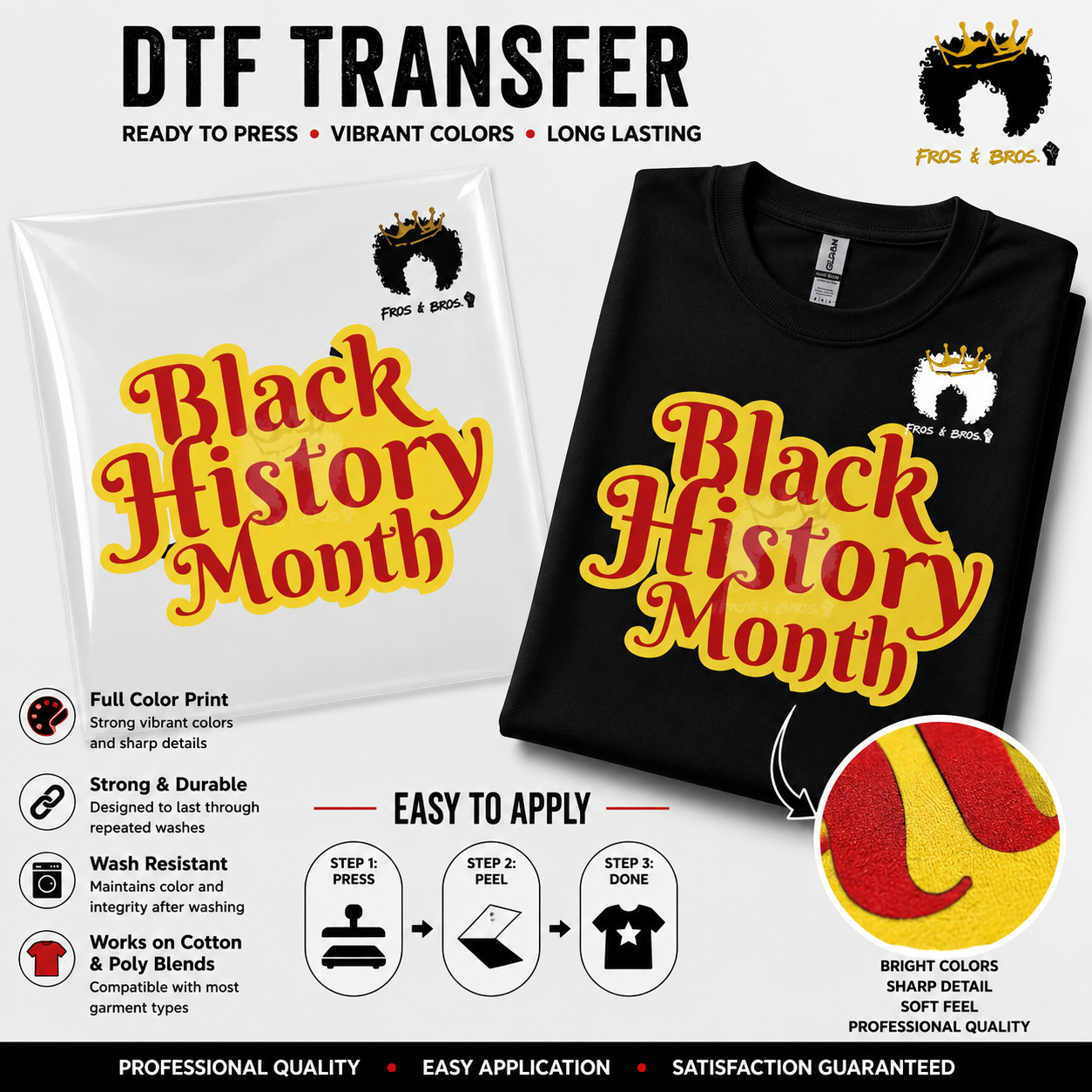 Black History Month – DTF Transfer