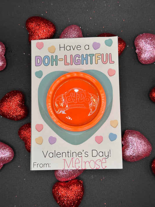 Doh-Lightful Valentine Play-Doh Card Set (Set of 4)