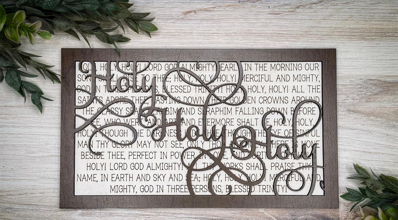 Layered Hymn Wall Art