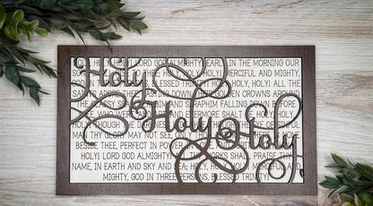 Layered Hymn Wall Art