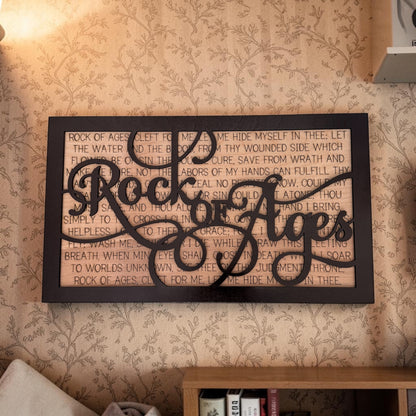 Layered Hymn Wall Art