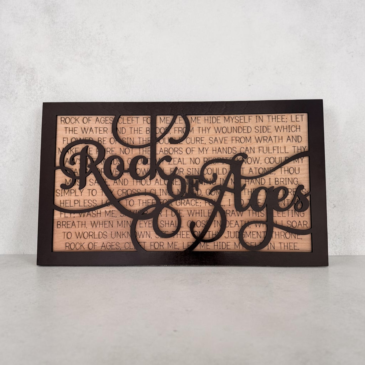 Layered Hymn Wall Art
