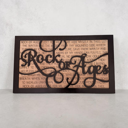Layered Hymn Wall Art