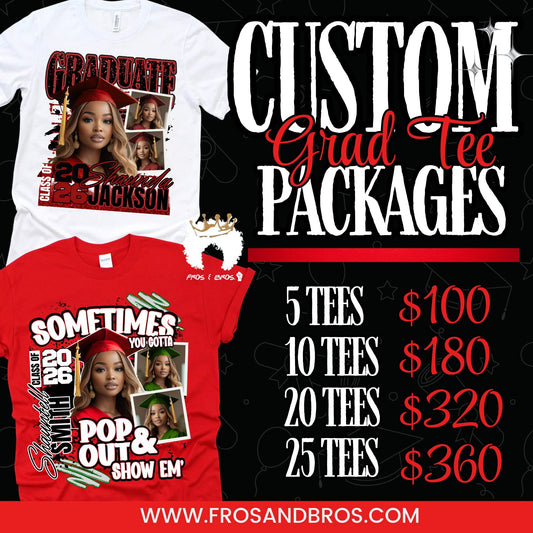 Custom Grad Tee Packages
