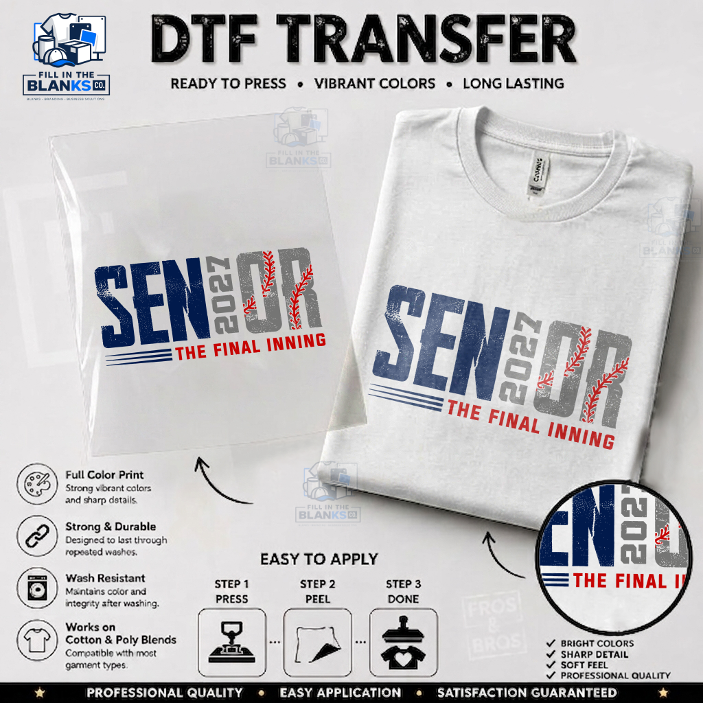 Senior Class Final Inning DTF Transfer