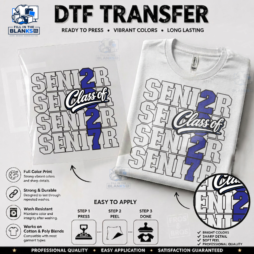 Senior Class of 2027 Repeat DTF Transfer