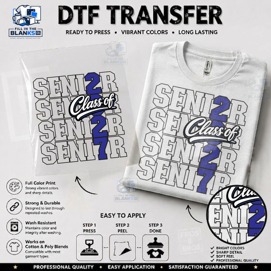 Senior Class of 2027 Repeat DTF Transfer